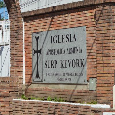 Cartel Iglesia Armenia